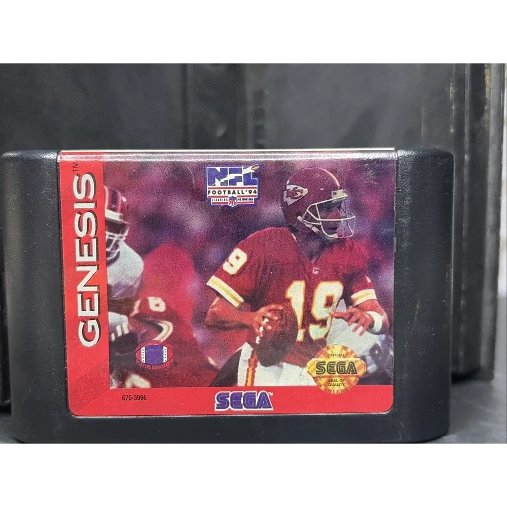 NFL Football '94 Starring Joe Montana (Sega Genesis, 1993) Box & Game Only T&W